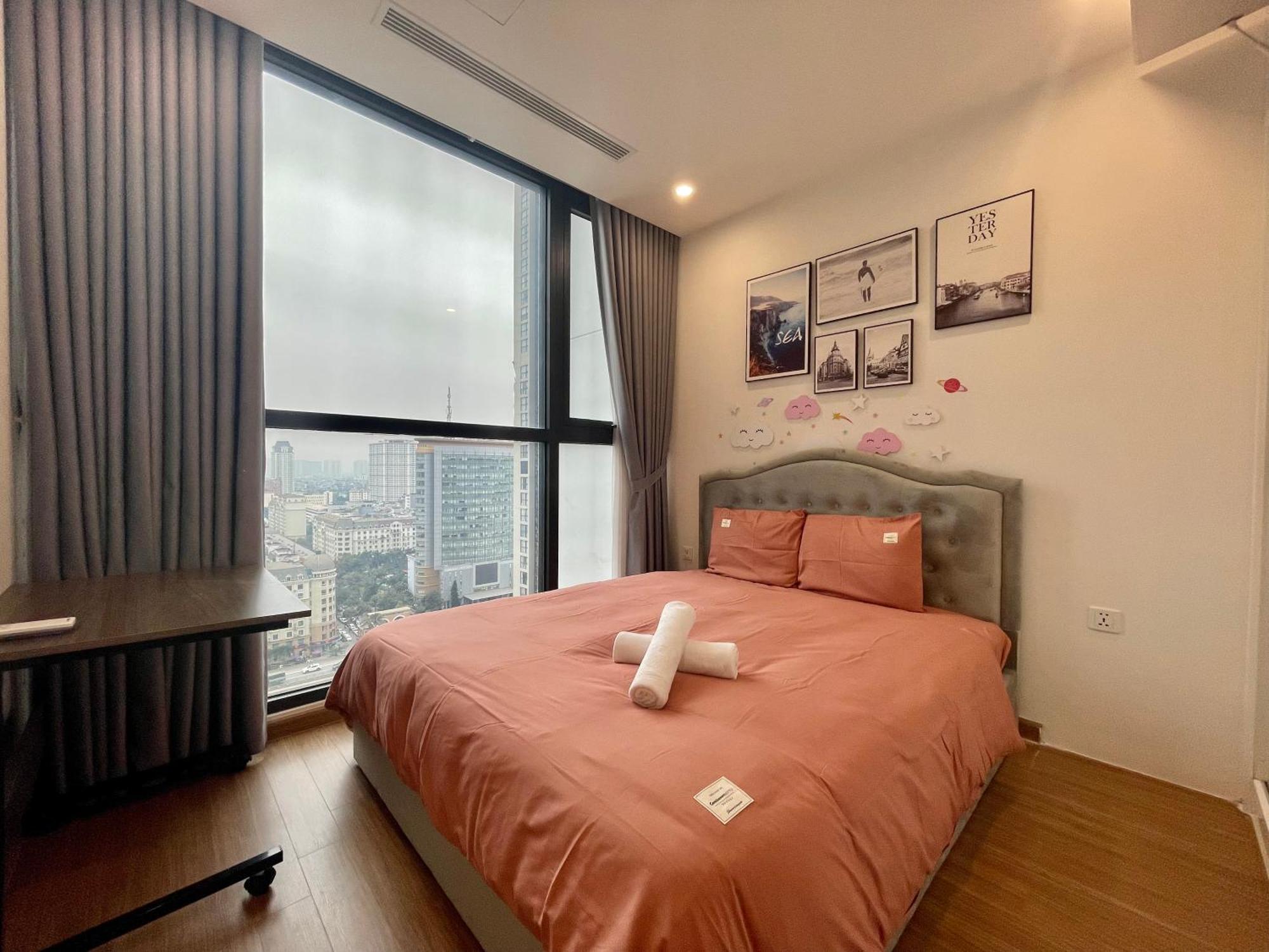 Luxury Apartment Vinhomes Skylake 5Min To Keangnam هانوي الغرفة الصورة