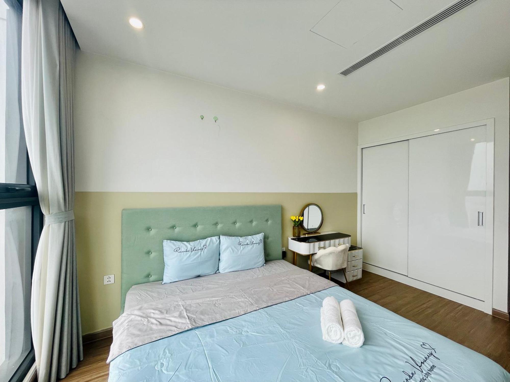 Luxury Apartment Vinhomes Skylake 5Min To Keangnam هانوي الغرفة الصورة